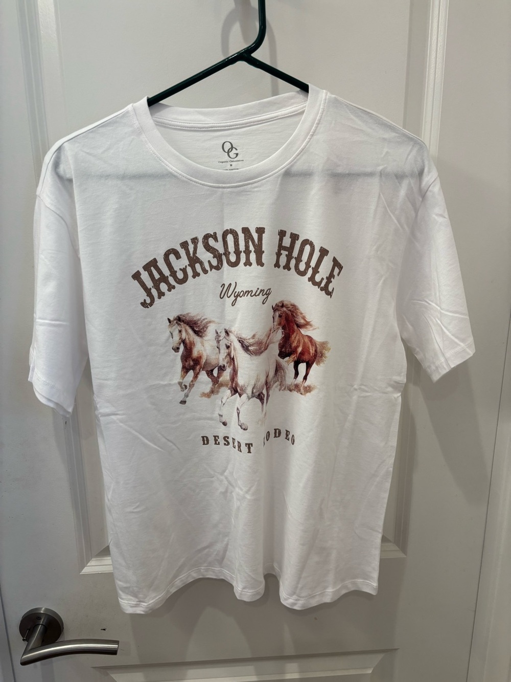 NWOT Organic Generation “Jackson Hole, Wyoming Desert Rodeo” Horse Tee - S